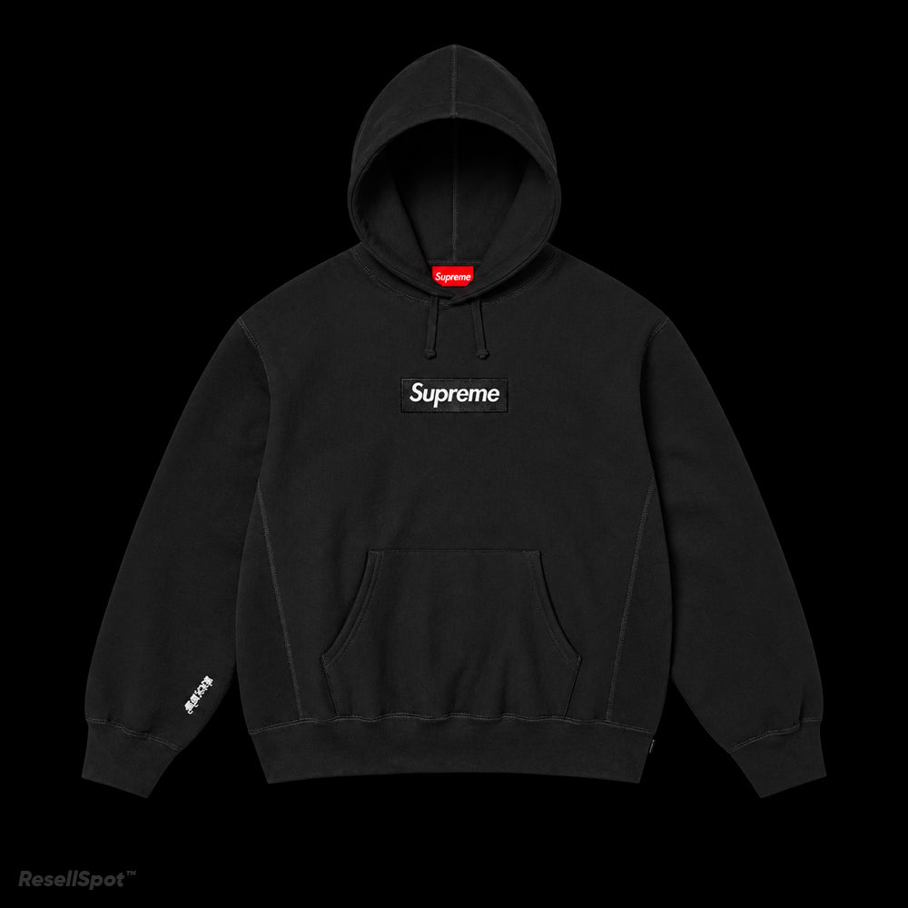 SUPREME HOODIE BLACK